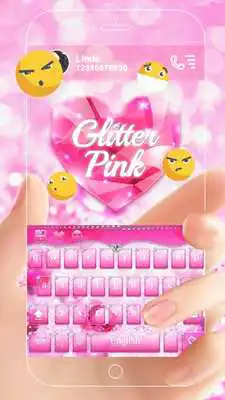 Play Glitter Pink Keyboard