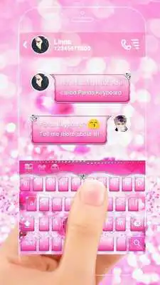 Play Glitter Pink Keyboard