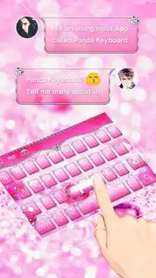 Play Glitter Pink Keyboard