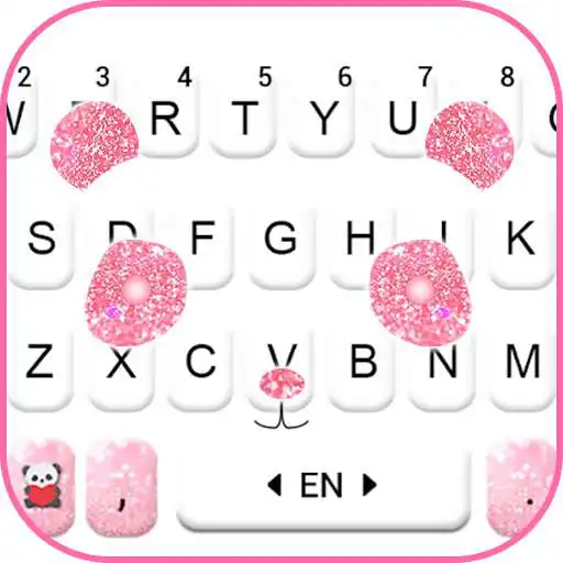 Play Glitter Pink Panda Keyboard Theme APK Play Glitter Pink Panda Keyboard Theme APK