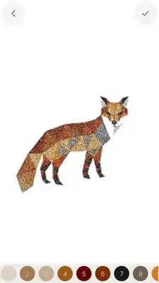 Play Glitter Poly Art - Color by Number Sandbox Pages