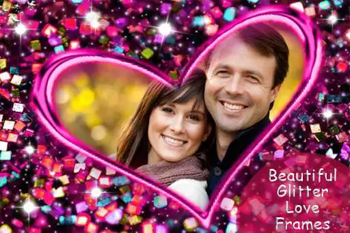 Play Glitter Romantic Love Frames