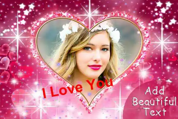 Play Glitter Romantic Love Frames