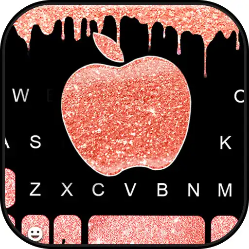 Play Glitter Rose Gold Keyboard Theme APK