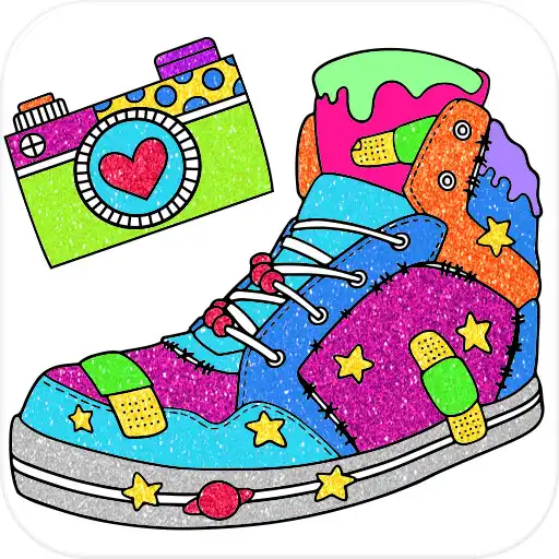 Play Glitter Sneakers Coloring Book APK Play Glitter Sneakers Coloring Book APK