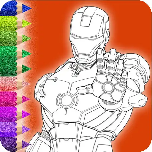 Play Glitter Superhero Coloring APK Play Glitter Superhero Coloring APK