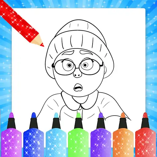 Play Glitter Turning Red Coloring APK