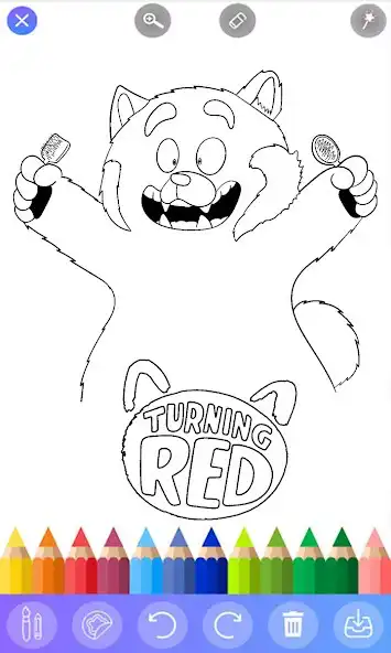 Play Glitter Turning Red Coloring as an online game Glitter Turning Red Coloring with UptoPlay