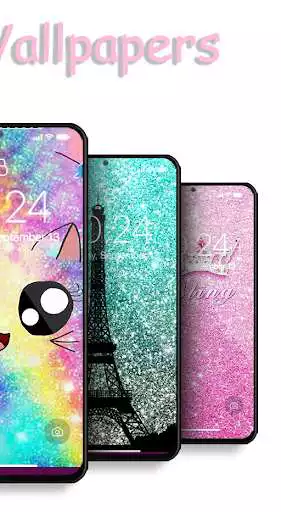 Play APK Glitter Wallpapers Sparkly, Cute, Kawaii  and enjoy Glitter Wallpapers Sparkly, Cute, Kawaii with UptoPlay com.freeglitter.wallpapers