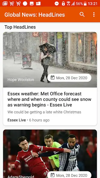 Play Global News Headlines as an online game Global News Headlines with UptoPlay