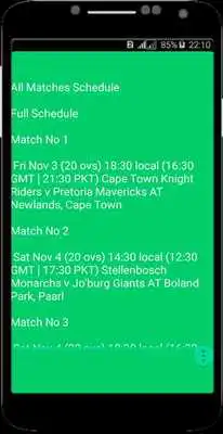 Play Global T20 League Schedule