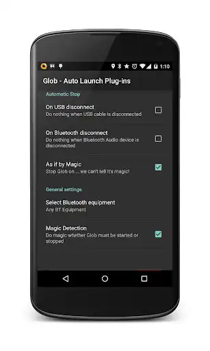 Play Glob - Auto Start & Stop as an online game Glob - Auto Start & Stop with UptoPlay