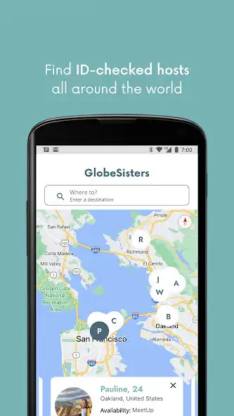 Play GlobeSisters Female Travel App as an online game GlobeSisters Female Travel App with UptoPlay