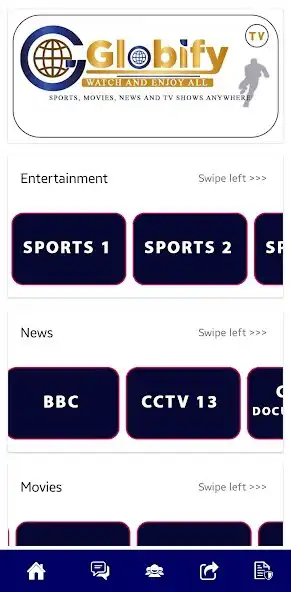 Play Globify TV  and enjoy Globify TV with UptoPlay
