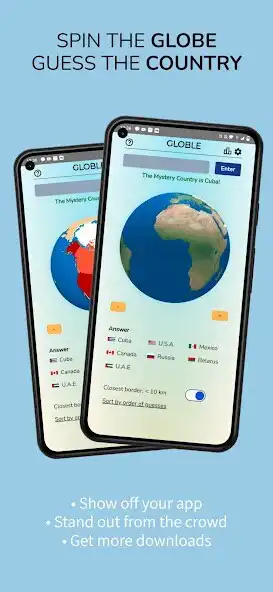Play Globle - Country Guess Game  and enjoy Globle - Country Guess Game with UptoPlay