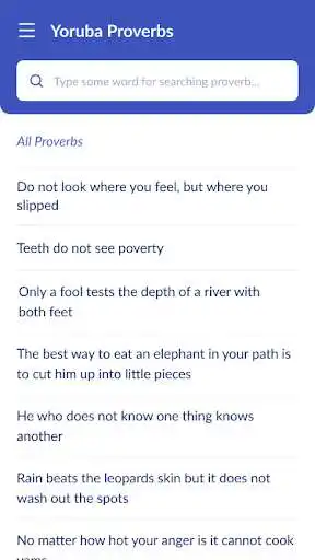 Play Glossary of Yoruba Proverbs  and enjoy Glossary of Yoruba Proverbs with UptoPlay