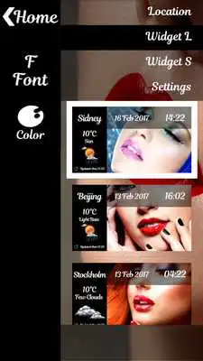 Play Glossy Lips Clock Weather Play Glossy Lips Clock Weather