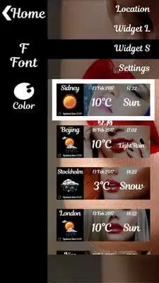 Play Glossy Lips Clock Weather Play Glossy Lips Clock Weather