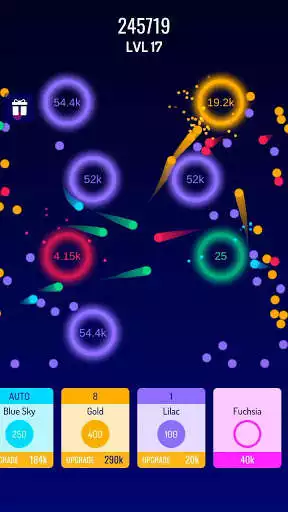 Play Glow Balls Control Idle Clicker -  Collect dot as an online game Glow Balls Control Idle Clicker -  Collect dot with UptoPlay
