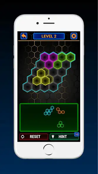 Play Glow Block! Hexa Puzzle Game as an online game Glow Block! Hexa Puzzle Game with UptoPlay