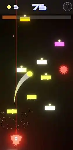 Play Glow Bounce as an online game Glow Bounce with UptoPlay