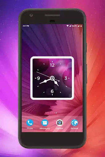 Play Glow Clock Live Wallpaper