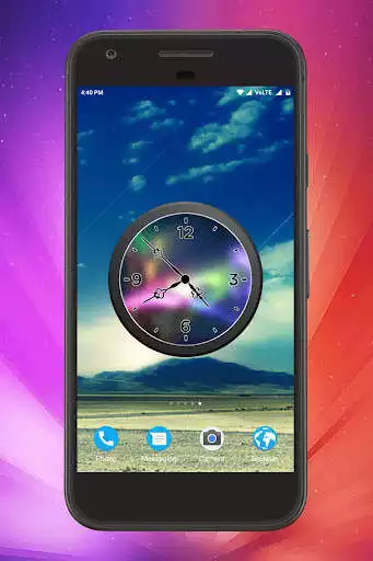 Play Glow Clock Live Wallpaper
