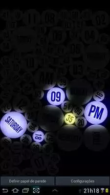 Play Glow Clock Live Wallpaper
