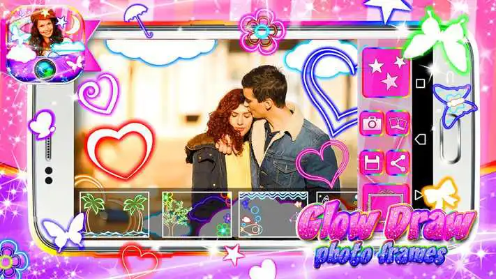 Play Glow Draw Photo Frames Play Glow Draw Photo Frames