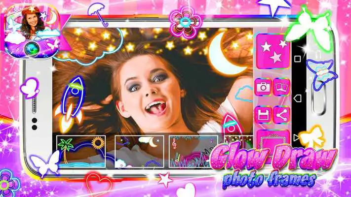 Play Glow Draw Photo Frames Play Glow Draw Photo Frames