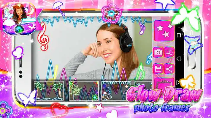 Play Glow Draw Photo Frames Play Glow Draw Photo Frames