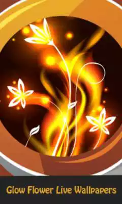 Play Glow Flower Live Wallpapers