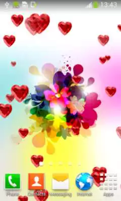 Play Glow Flower Live Wallpapers