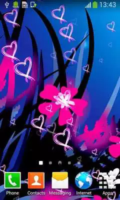 Play Glow Flower Live Wallpapers