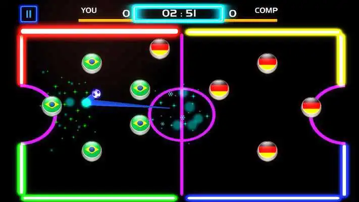 Play Glow Football - Super Star
