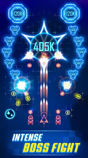 Play Glow Geometry Space Shooter  and enjoy Glow Geometry Space Shooter with UptoPlay