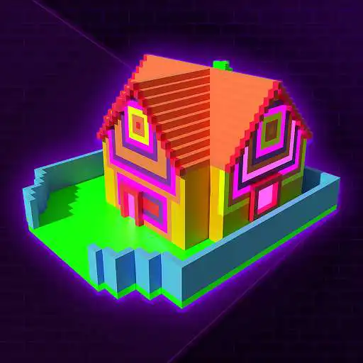 Play Glow House Voxel - Light Brite, Neon Draw & Color APK Play Glow House Voxel - Light Brite, Neon Draw & Color APK