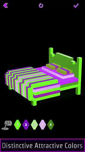 Play Glow House Voxel - Light Brite, Neon Draw & Color as an online game Glow House Voxel - Light Brite, Neon Draw & Color with UptoPlay