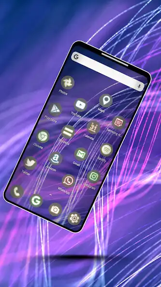 Play Glow Icon Pack Theme as an online game Glow Icon Pack Theme with UptoPlay