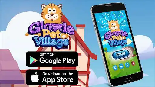 Play Glowie Pet Village as an online game Glowie Pet Village with UptoPlay
