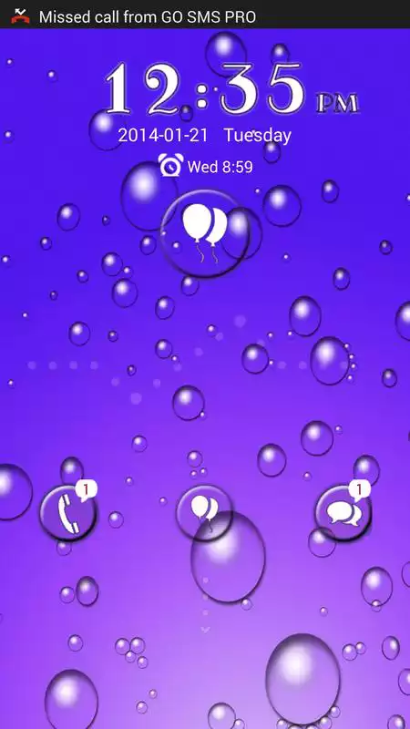 Play Glowing Bubbles for GO Locker