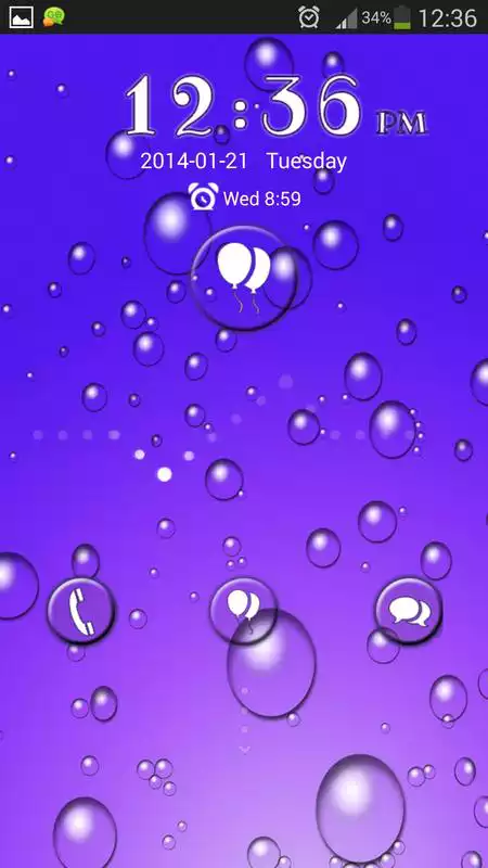 Play Glowing Bubbles for GO Locker