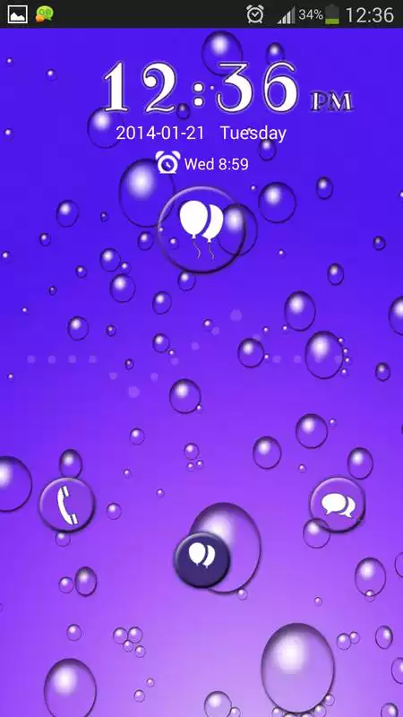 Play Glowing Bubbles for GO Locker