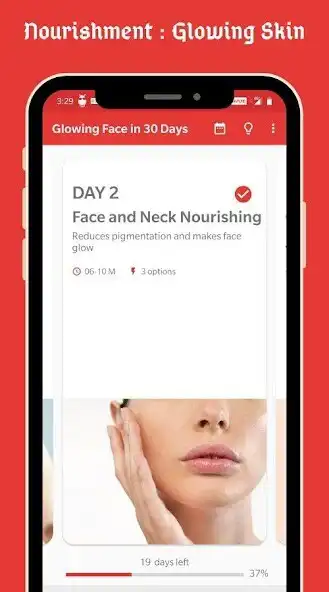 Play Glowing Face in 30 Days -  NO CHEMICALS as an online game Glowing Face in 30 Days -  NO CHEMICALS with UptoPlay