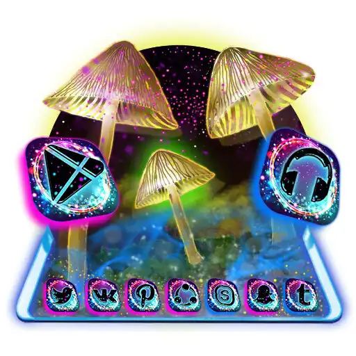 Play Glowing Mushroom Theme APK
