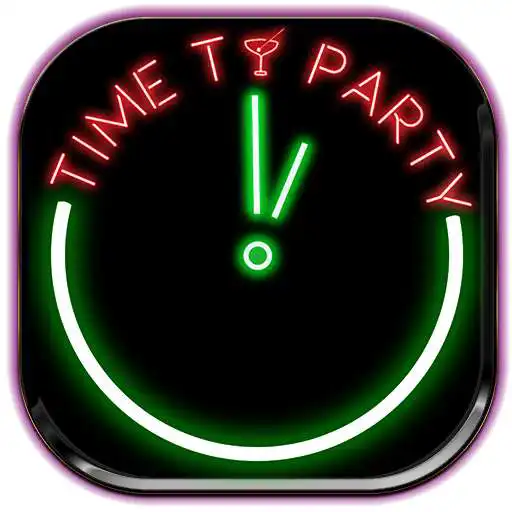 Free play online Glowing Neon Clock  APK