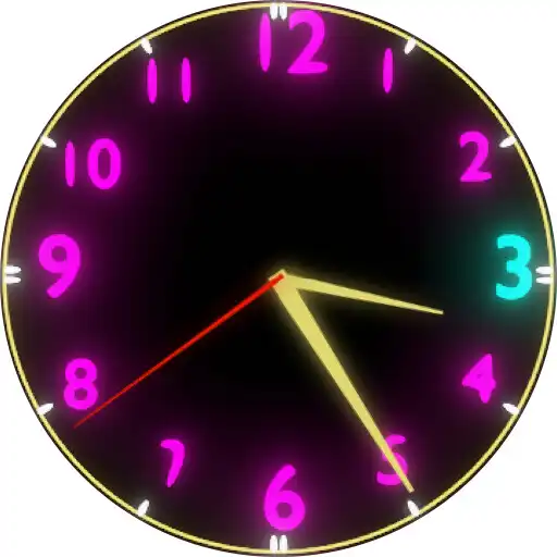 Play Glowing Neon Watch Face APK