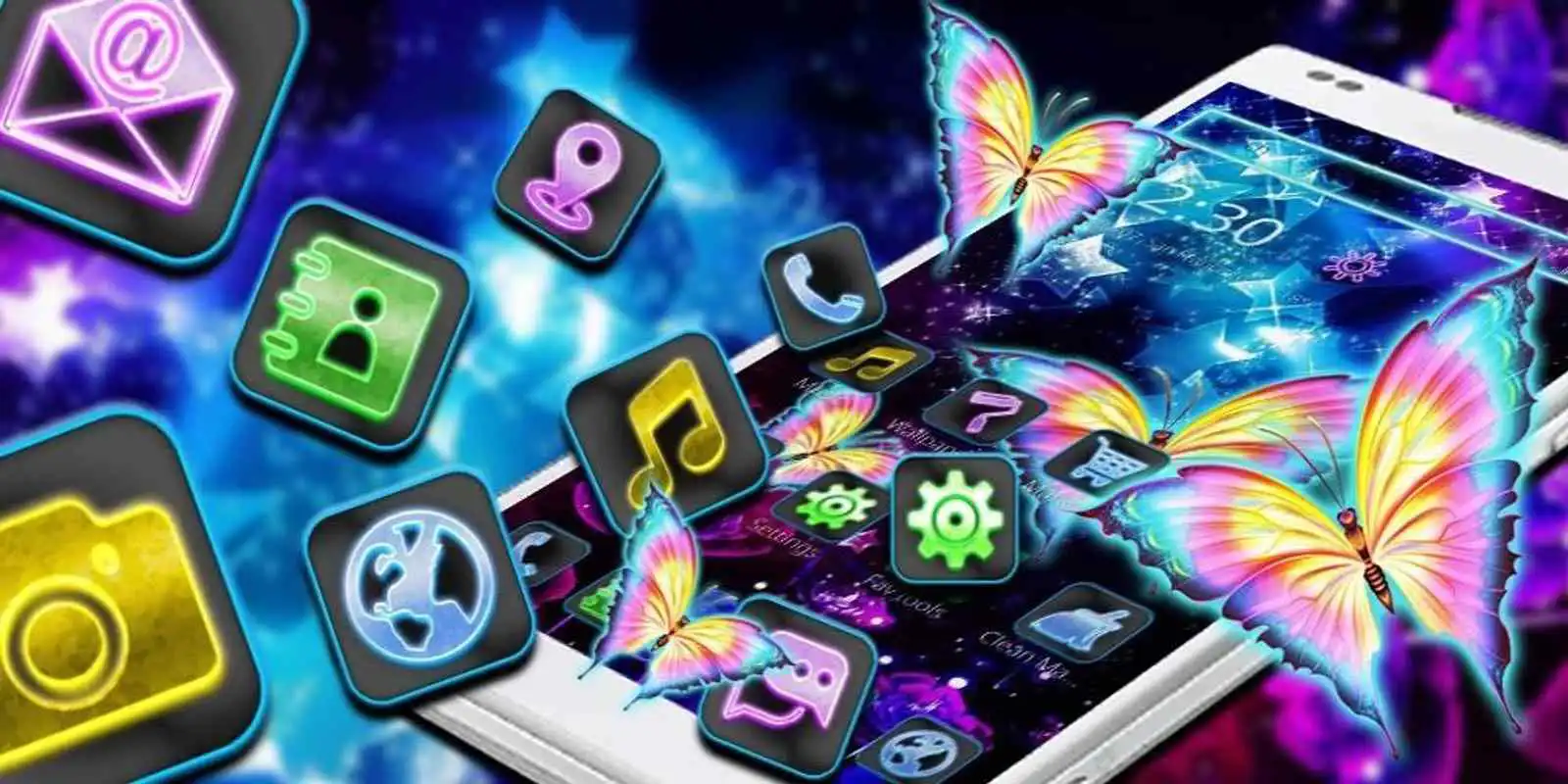 Play Glowing Purple Butterfly Theme