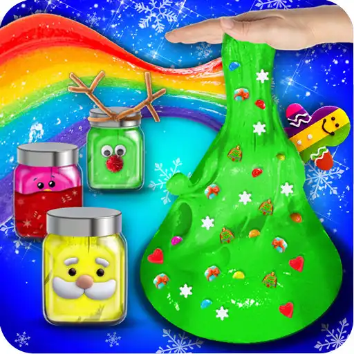 Play Glow In The Dark Christmas Slime Maker & Simulator APK