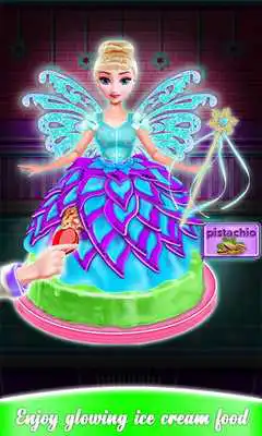 Play Glow in The Dark Ice Cream Fairy Cake! Magic Dolls